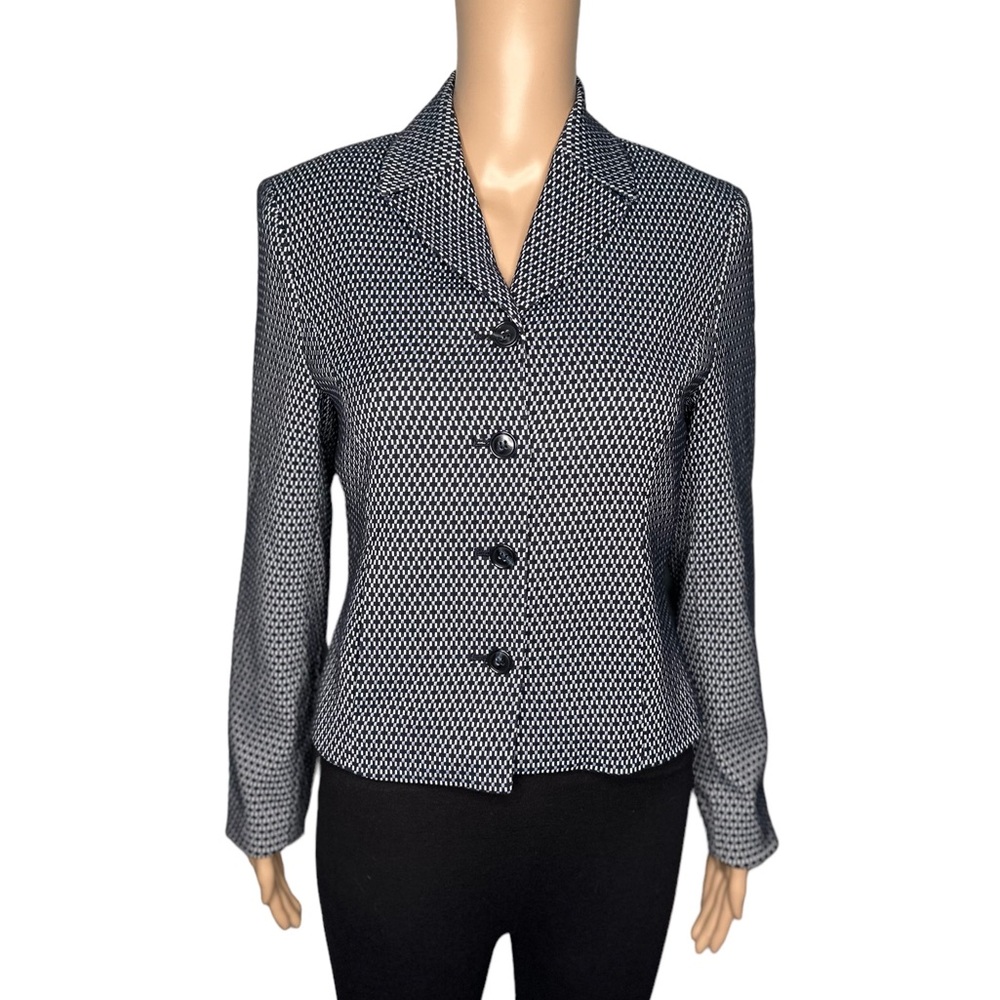 Alfani women long sleeve button down blazer jacket size 2